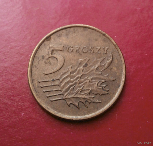 5 грошей 1990 Польша #02