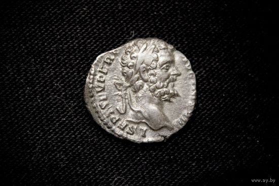 Денарий 193-211 г. Римская Империя, Септимий Север. Кабинетная патина, пореже!