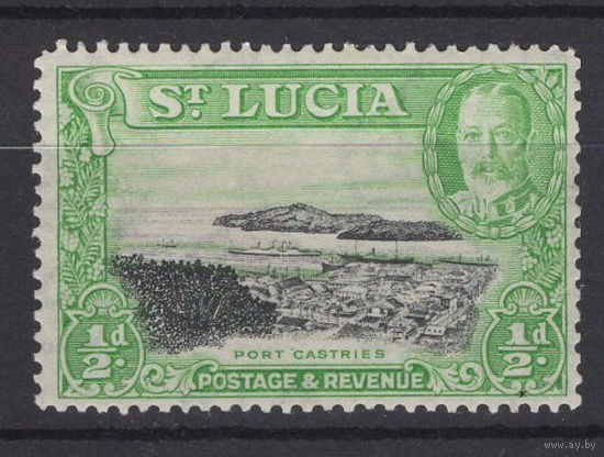 1936 Св. Люсия / St Lucia * 1/2d Георг V, Порт, Корабли  SG#113
