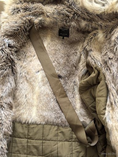 Парка Zara на меху, р.44
