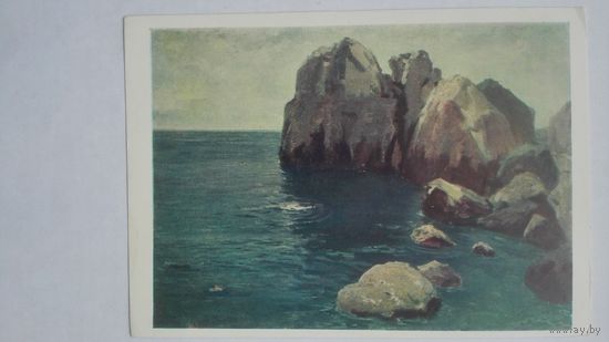 Соцреализм 1957. Глущенко. Салы в штиль