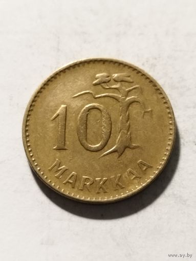 Финляндия 10 маркка 1953