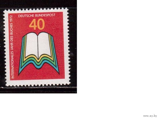 Германия(ФРГ)-1972,(Мих.740), ** , Книга