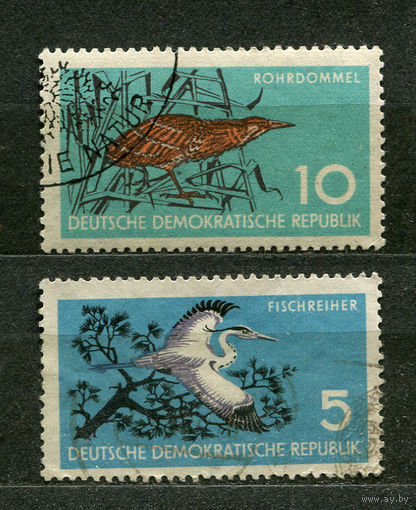 Птицы. ГДР. 1959. Серия 2 марки