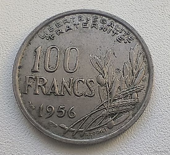Франция 100 Франков, 1956  "В". 5-4-12