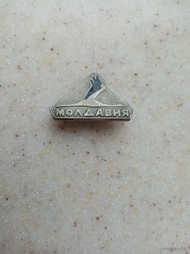 ЗНАЧОК ЖУРАВЛЬ МОЛДАВИЯ