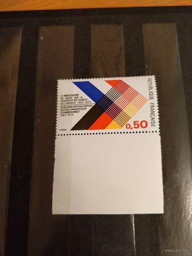 1973 Франция чистая клей MNH** культура искусство выпускалась одиночкой (2-9)