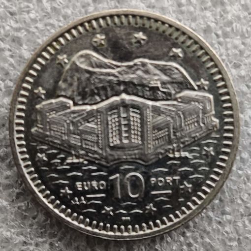 Гибралтар 10 пенсов  1998 г.