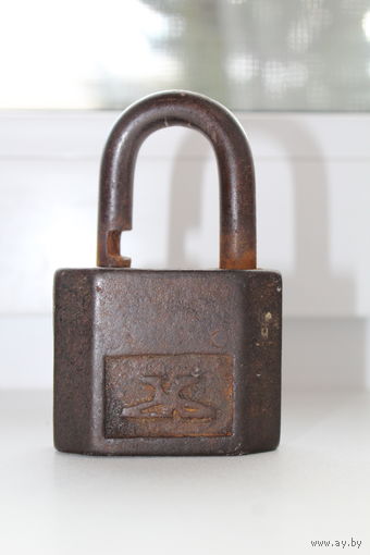 Замок винтажный советский без ключей. Для декора
