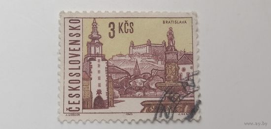 Чехословакия 1965. Города Чехии