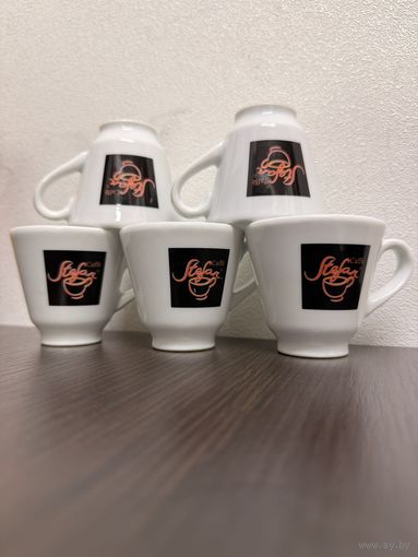 Набор керамических кофейных чашек , 5 штук