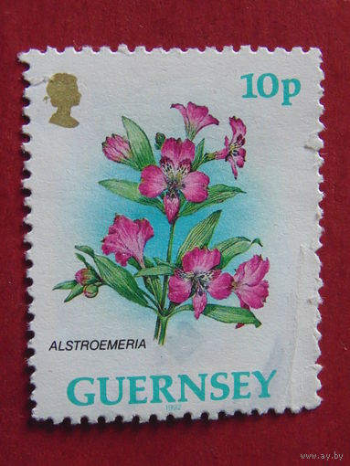 Гернси 1992 г. Цветы.