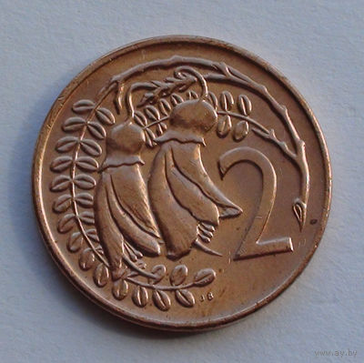 Новая Зеландия 2 цента. 1973 г.