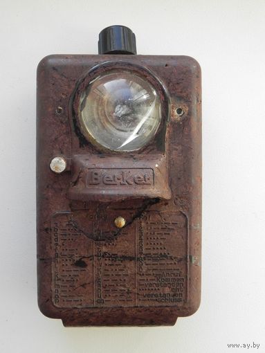 Фонарик Berker WH редкий в реставрацию