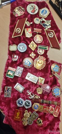 Лот значков СССР. Есть нечастые