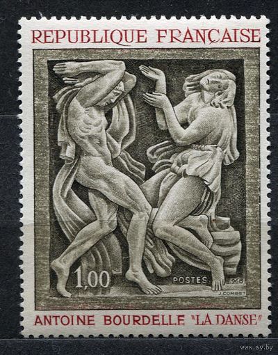 Искусство. Эмиль Антуан Бурдель. Франция. 1968. Полная серия 1 марка. Чистая
