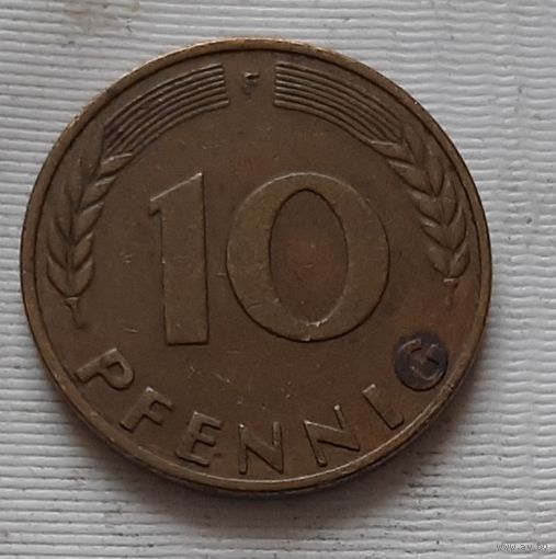 10 пфеннигов 1972 г. F. Германия