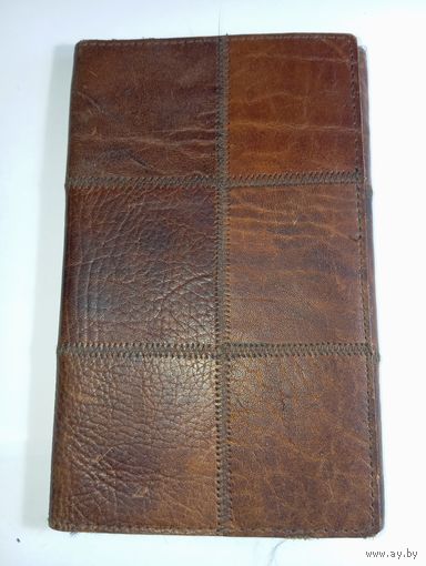 Винтажное кожаное портмоне , ( лопатник ) СССР . 18/11 см