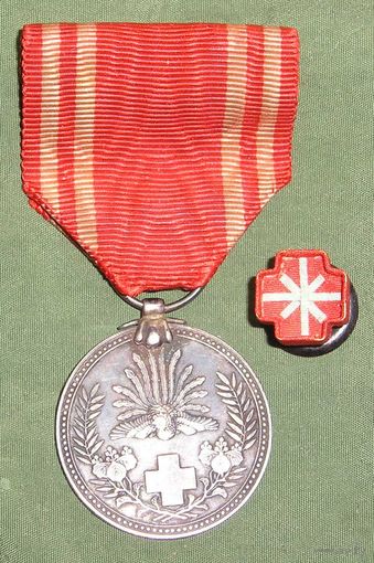Япония, Медаль Красного Креста, Серебро