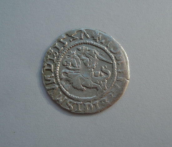 Полугрош 1527 года Литва Сигизмунд 1 Старый