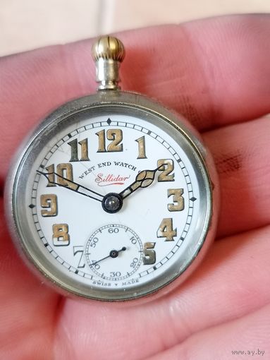 Часы старинные карманные Швейцария