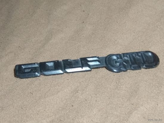 Шильдик ФВ Гольф Фольксваген GOLF GTD (все лоты с 1 руб без МЦ)