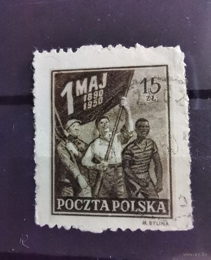 Польша 1950г. 60-я годовщина Дня труда. марки Польши