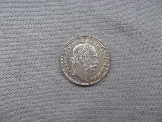 Австрия 10 крейцеров 1872 год Франц Иосиф I