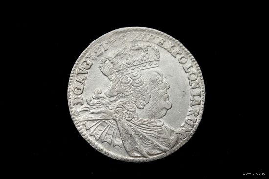 8 грошей 1753 г. Речь Посполитая, Август III. Штемпельный блеск, редкая!