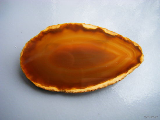 Брошь. Срез АГАТА. Натуральный камень.