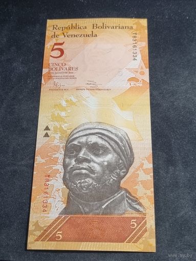 Венесуэла 5 боливар 2014 Unc