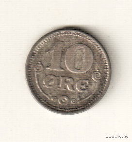Дания 10 эре 1919