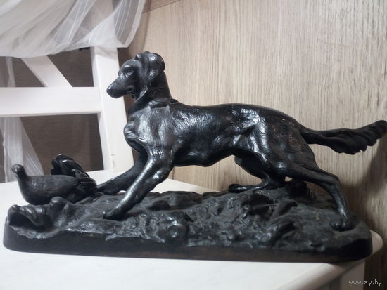 Коллекция Касли-Куса.Собака сеттер на стойке. Касли 1974