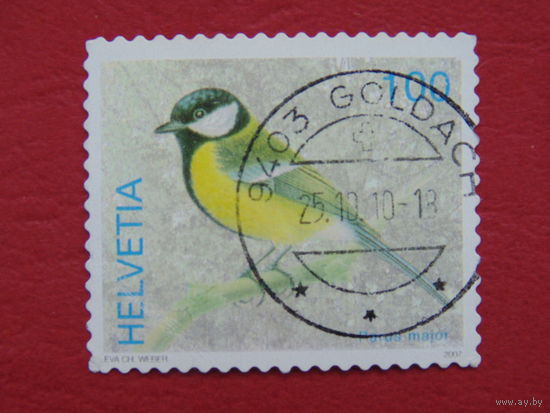 Швейцария. 2007 г. Птицы.