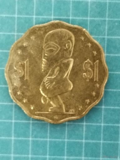 Острова Кука 1 доллар 2015 г.