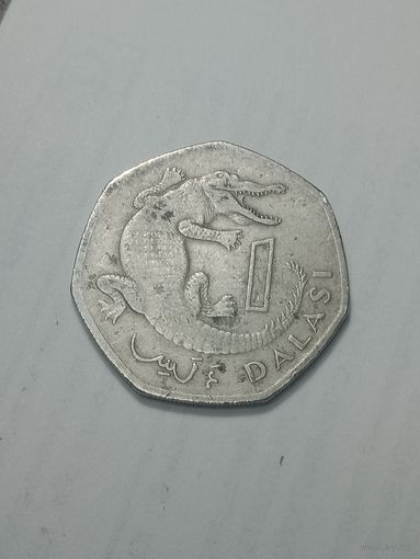 Гамбия 1 даласи 1998 года .
