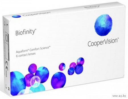 Контактные линзы Biofinity, -6.0, 2 шт.