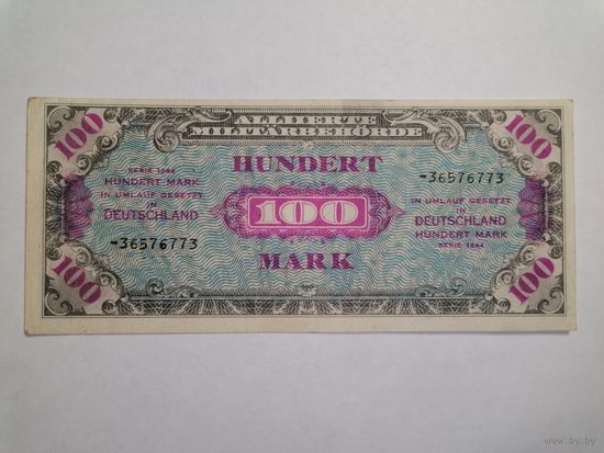 Германия 100 марок 1944 Советская зона оккупации 2