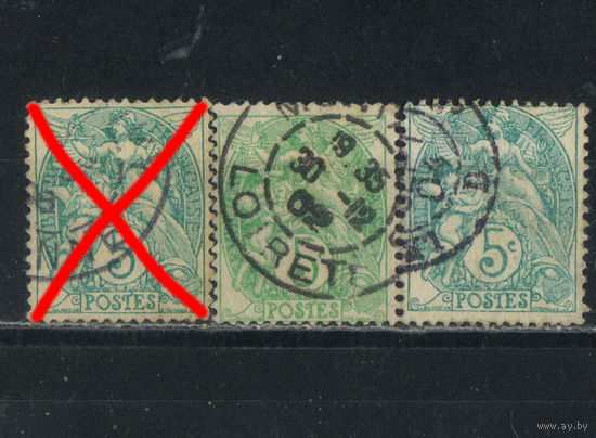 Франция 1900 Вып Правосудие тип Блан Стандарт #111