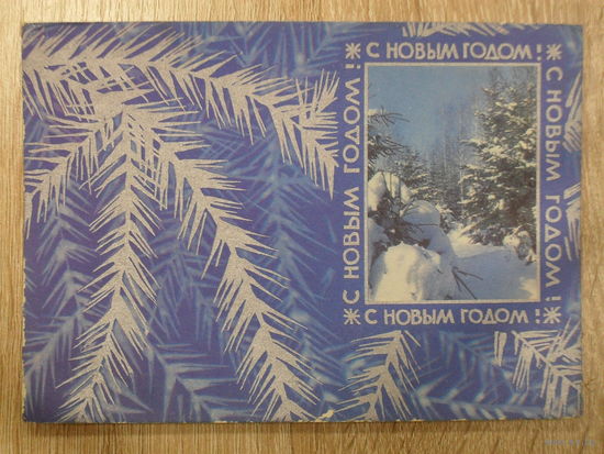 ПОДПИСАННАЯ ОТКРЫТКА СССР . "С НОВЫМ ГОДОМ!" худ. А. БОЙКОВ фото. Г. КОСТЕНКО 1970 год.