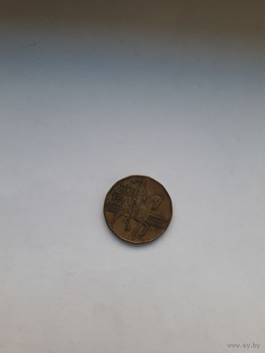 Чехия 20 крон 1999