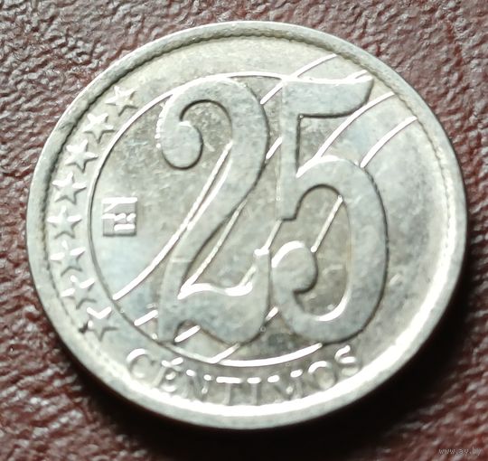 Венесуэла 25 сентимо, 2007   ( 1-15-5 )