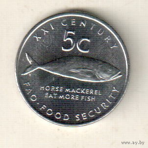 Намибия 5 цент 2000 ФАО