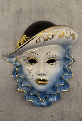 Венецианская Маска. Синяя.   Распродажа коллекции!!!