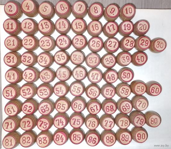 Бочонки лото СССР