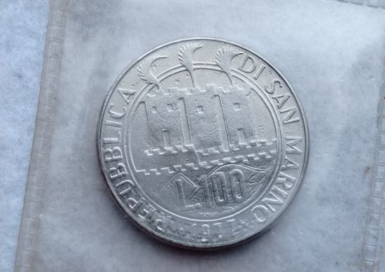 Werty71 Сан-Марино 100 лир 1977 ФАО запайка Экология 1 1