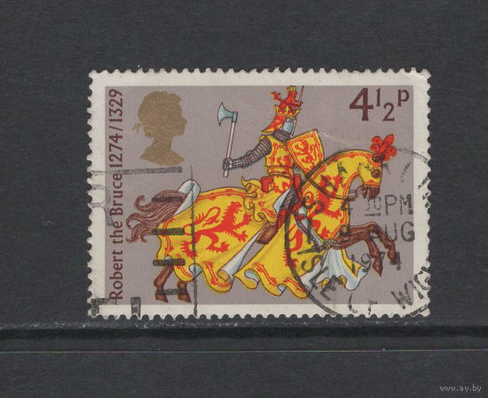 Британия 1974 Средневековые рыцари Англии Mi#654 Used