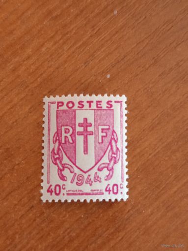 1944 Франция герб чистая клей MNH (2-3)