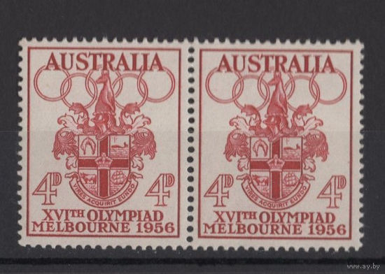 Австралия /Australia 1956** Герб Олимпийские игры Мельбурн Mi#266