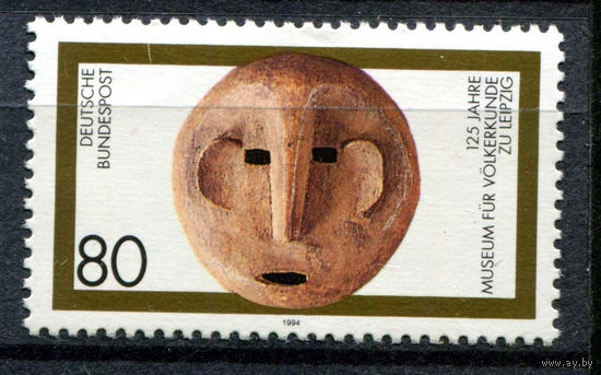 Германия - 1994г. - 125 лет этнологическому музею - полная серия, MNH [Mi 1751] - 1 марка